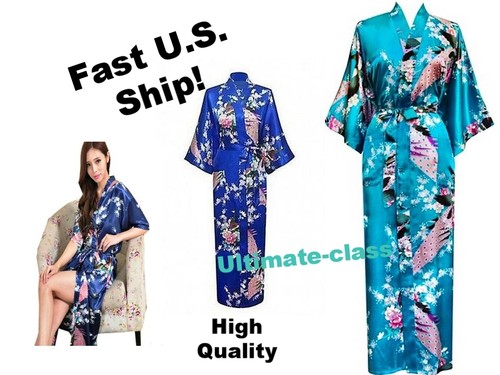 Kimono silk robe - kimono, japanese
