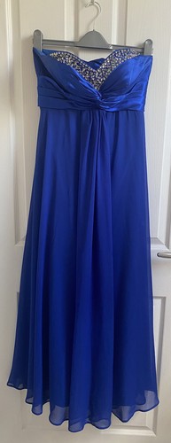 Electric blue prom dress ball - blue,
