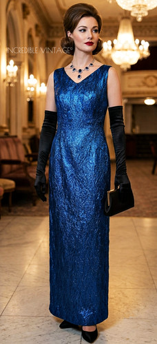 Vintage 1960s electric blue - 1960s,