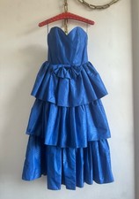 Electric Blue Corset Layered