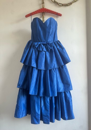 Electric blue corset layered - electric,