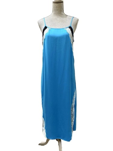 Ramy brook blue satin slip - ramy,