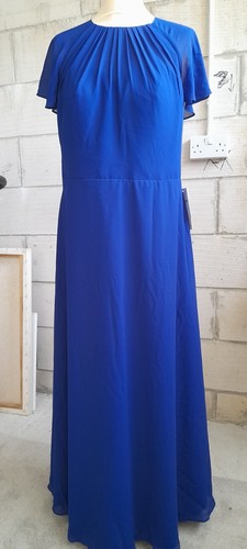 Electric blue evening - evening, dress